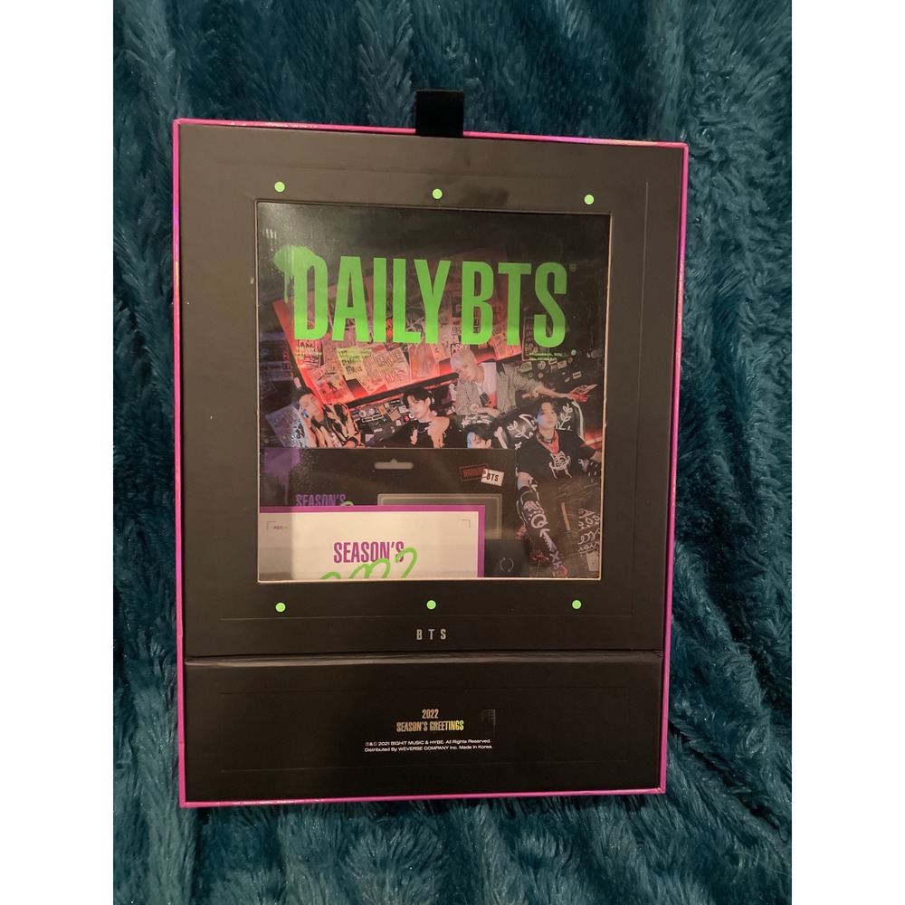 BTS 2022 Season's Greetings Official Box Set Daily BTS Photobook Weverse K-Pop